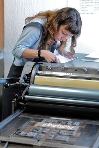 فرصت مطالعاتی در رشته چاپ دستی در امریکا