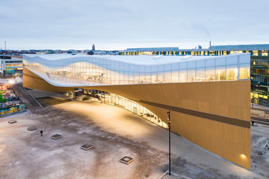 Astonishing Oodi Library in Helsinki, Finland