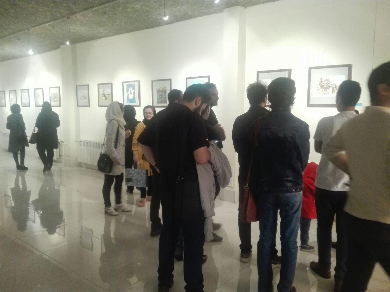 نمایشگاه کاریکاتور در هفته سوم نخستین سمپوزیوم هنرهای تجسمی استان اردبیل
