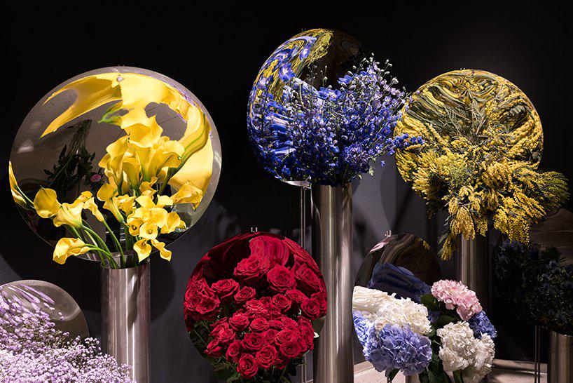 alberto caiola magnifies the beauty of flowers in shanghai shop