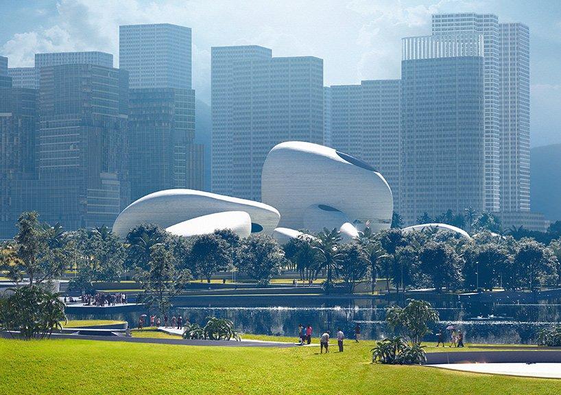 MAD architects reveals plans for shenzhen bay culture park