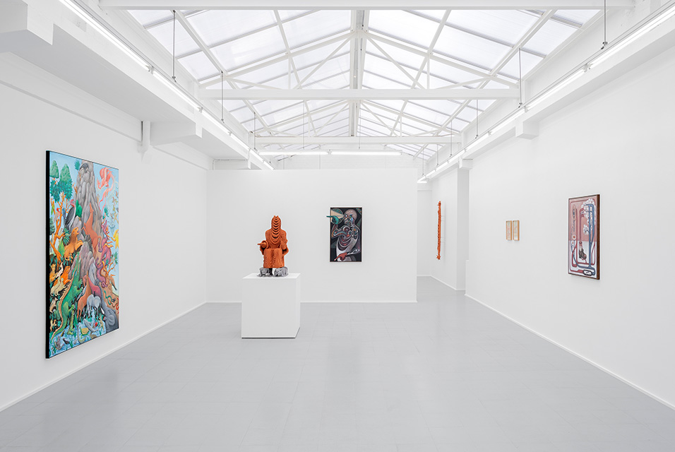 Exhibition brings together works by four artists residing in Belgium