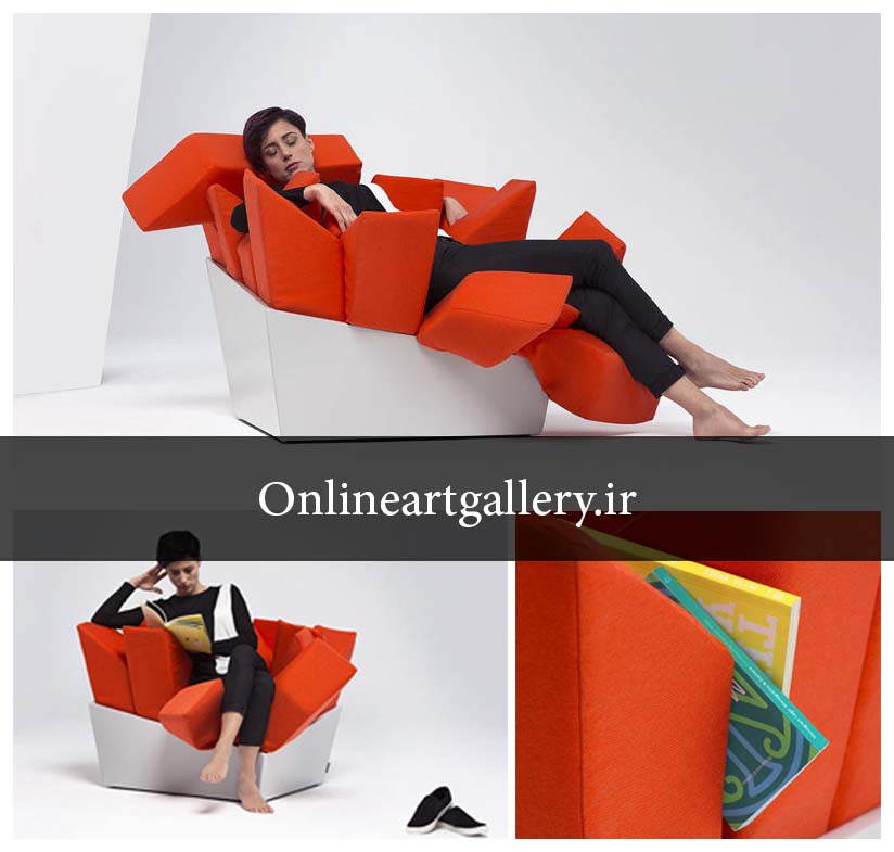 خلاقیت در معماری/ طراحی خلاقانه صندلی راحتی