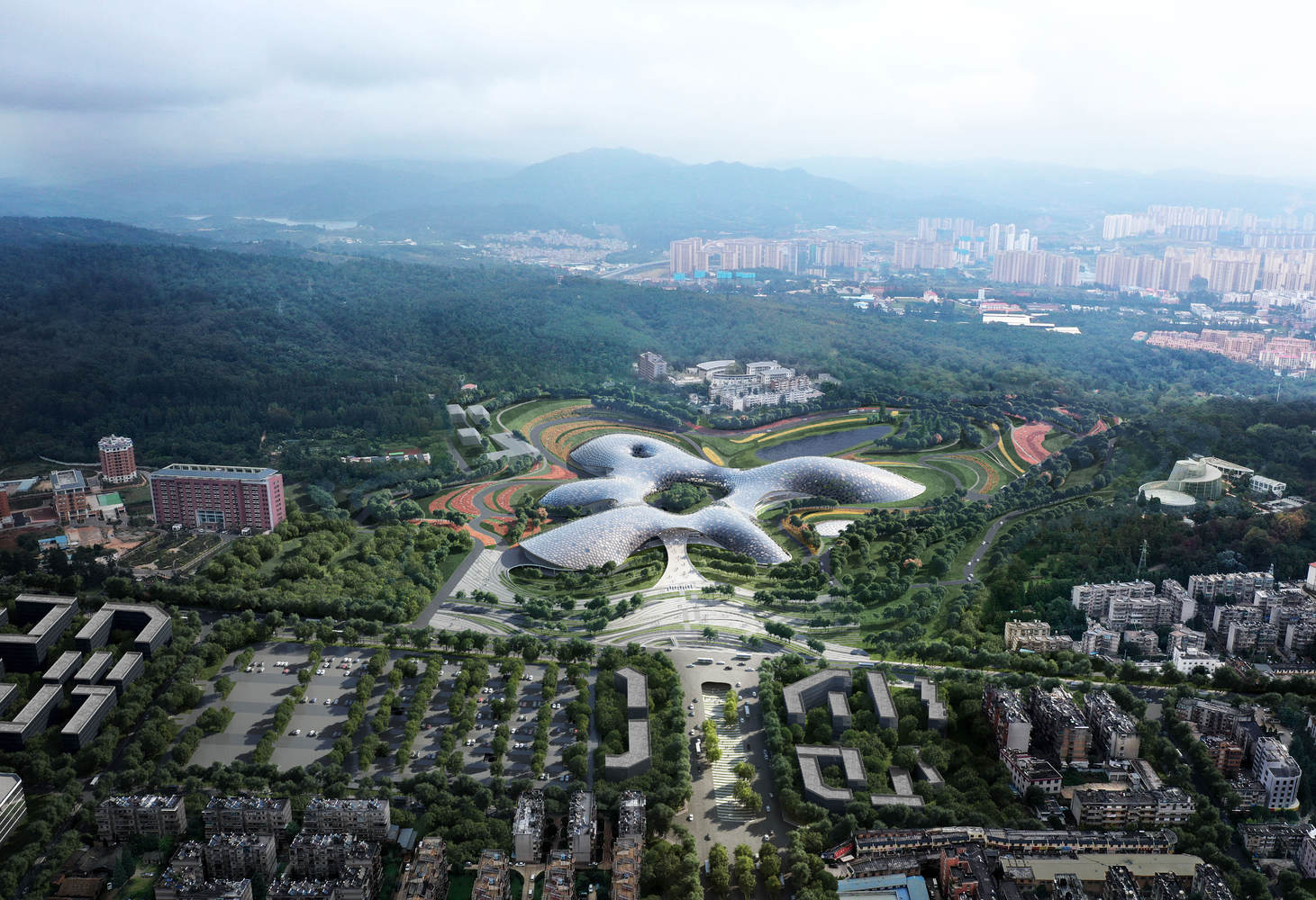 THAD and Sutherland Hussey Harris Design the National Botanical Museum in Kunming China