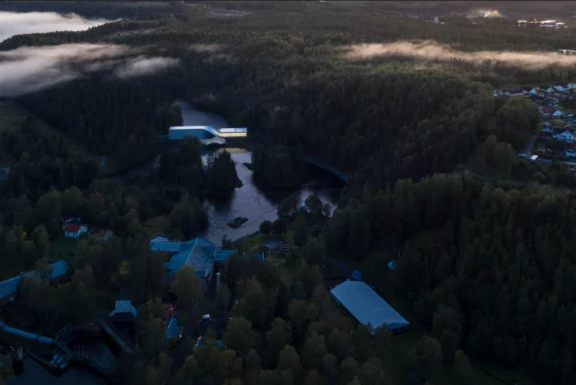 "the twist" by bjarke ingels group opens at kistefos sculpture park