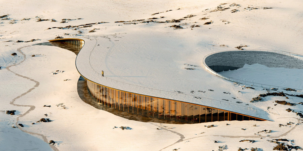 Dorte mandrup`s winning design for inuit heritage center in canada rises from a vast tundra