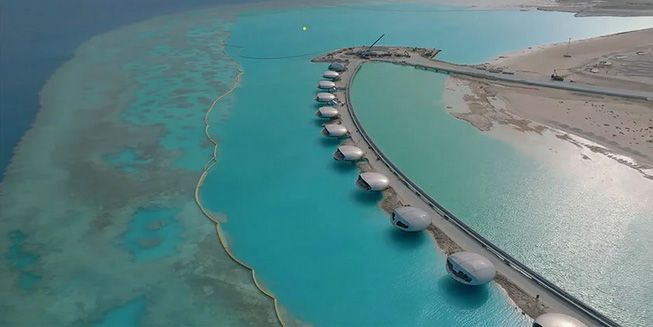 Red sea project update: watch killa design`s sheybarah island villas take shape in saudi arabia