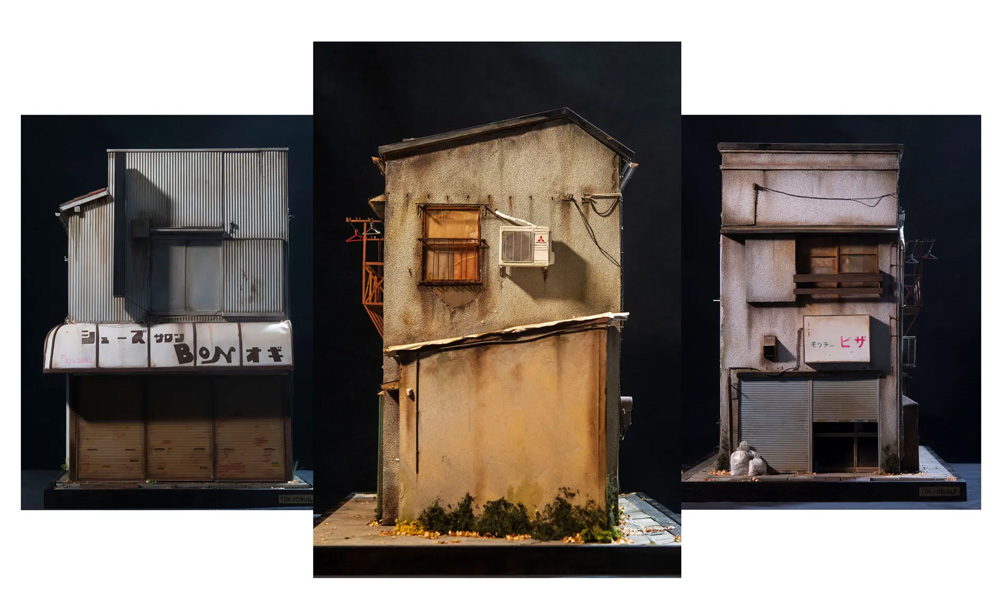 Lovingly reconstructed miniatures of Tokyo houses