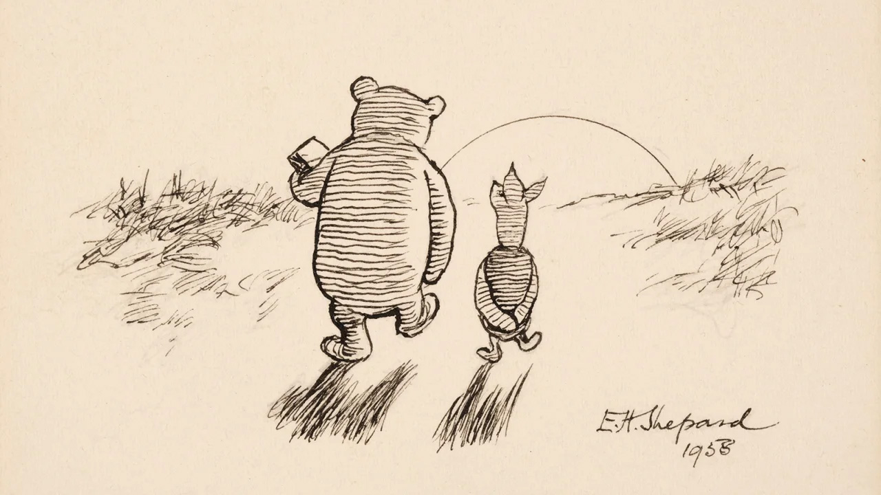 A "forgotten" Winnie the Pooh sketch sat in a drawer for years. Now it could be worth thousands