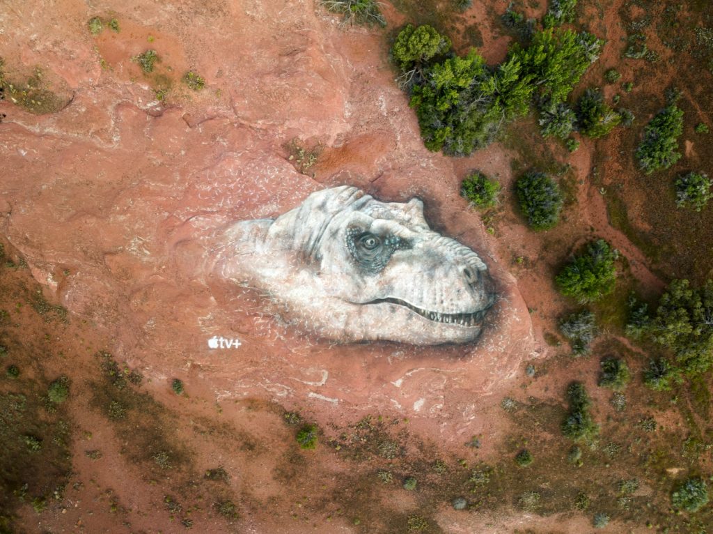 See Artist David Popa Paint Prehistoric Creatures on Natural Landscapes Around the World for Apple TV’s Dinosaur Documentary